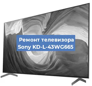 Замена HDMI на телевизоре Sony KD-L-43WG665 в Новосибирске